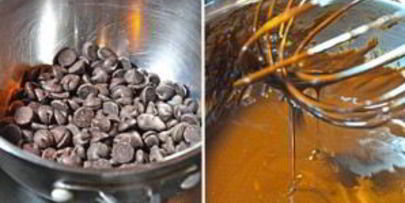 шоколадный торт с заварным кремом