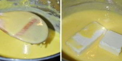 шоколадный торт с заварным кремом