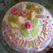 Рецепт Торт бисквитный с творожно-брусничной прослойкой