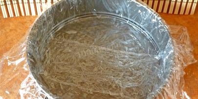 торт битое стекло с бисквитом