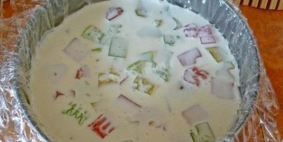 торт битое стекло с бисквитом