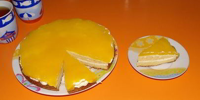 торт блондинистый апельсин