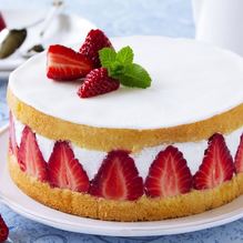 Рецепт Торт фрезье с клубникой