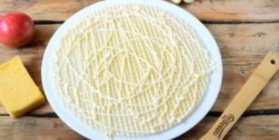 торт из баклажанов с помидорами и сыром