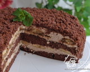 Торт Кофейно-банановый