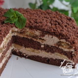 Торт Кофейно-банановый