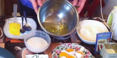 торт корзина с цветами