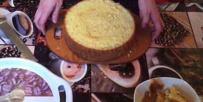 торт корзина с цветами