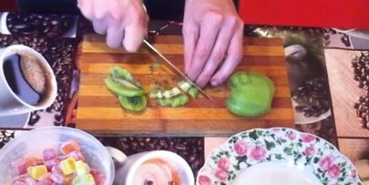 торт корзина с цветами