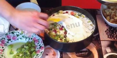 торт корзина с цветами