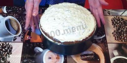 торт корзина с цветами