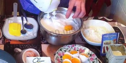 торт корзина с цветами