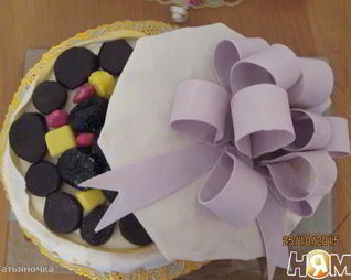 Торт Ларчик с конфетами