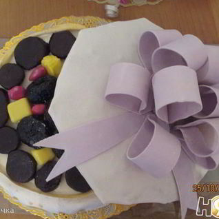 Торт Ларчик с конфетами