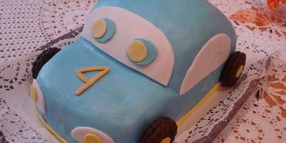 торт машинка