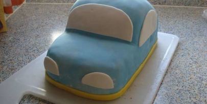 торт машинка