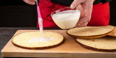 торт нежность с шоколадом и орехами