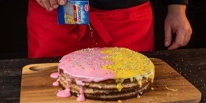 торт нежность с шоколадом и орехами