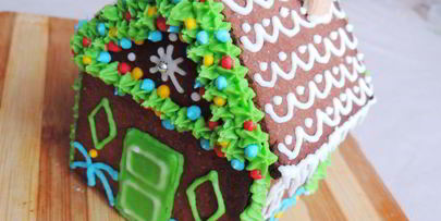 торт новогодняя сказка