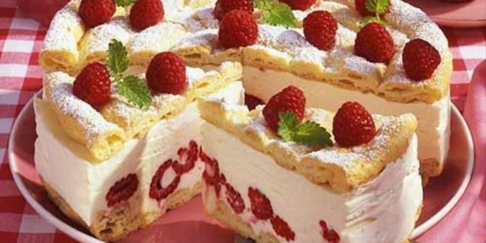 Рецепт торт птичье молоко с малиной