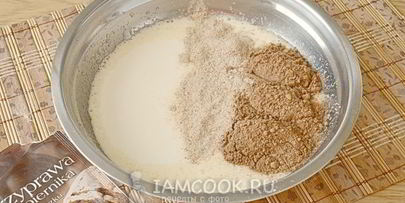 торт с кремом на кефире