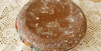 торт с кремом на кефире