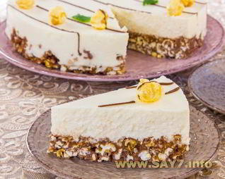 Торт с воздушной кукурузой