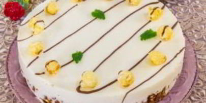 торт с воздушной кукурузой