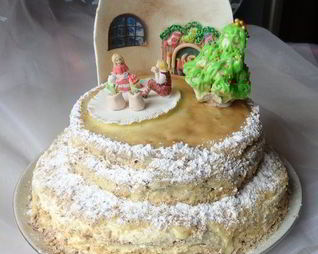 Торт Снежная королева