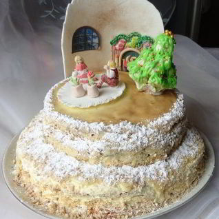 Торт Снежная королева