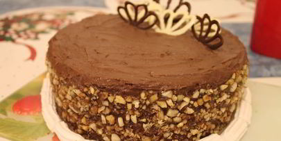 торт ванильно-шоколадный