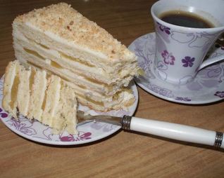 Торт Яблочный из песочного теста