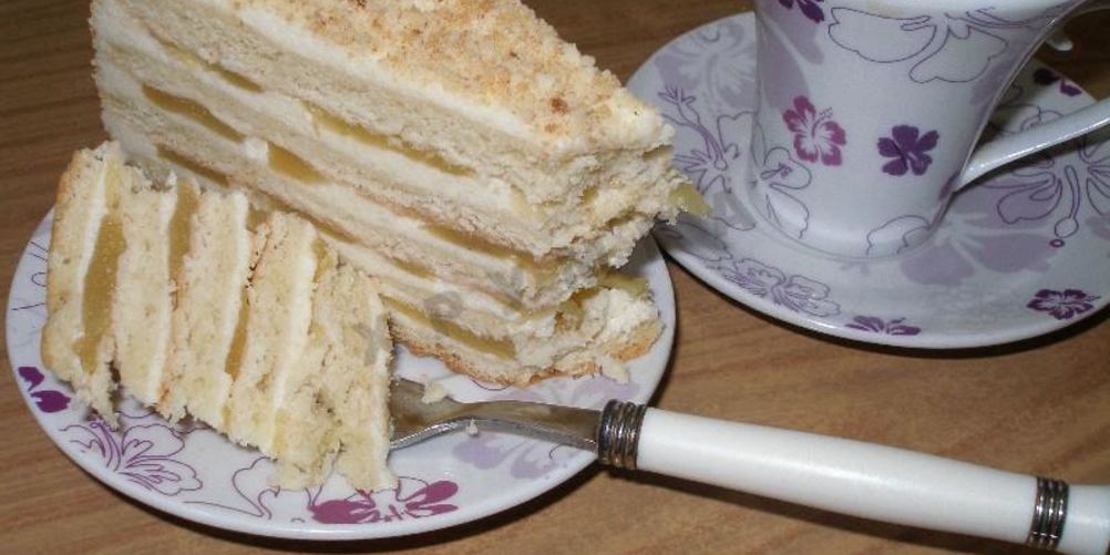 Рецепт торт яблочный из песочного теста