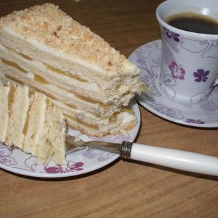 Торт Яблочный из песочного теста