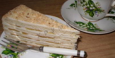 торт яблочный из песочного теста