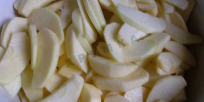 торт яблочный из песочного теста