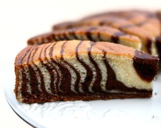 Торт Зебра на кефире