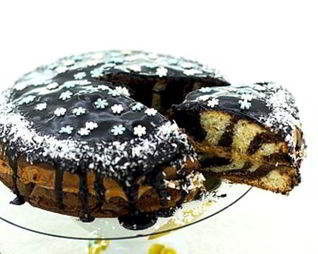 Торт Зебра на сметане