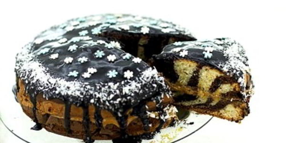 Рецепт торт зебра на сметане