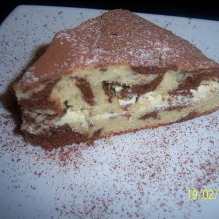 Торт Зебра с Швейцарским меренговым кремом