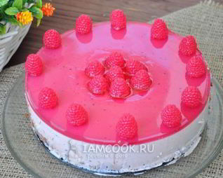 Торт желейный с творожным суфле