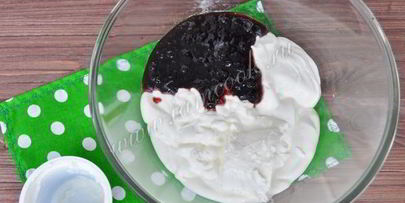 торт желейный с творожным суфле