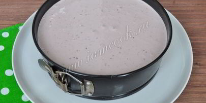 торт желейный с творожным суфле