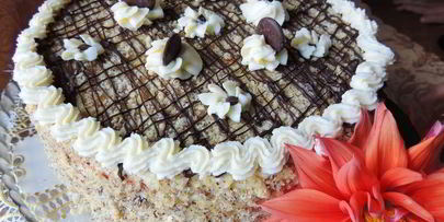 творожно-тыквенный торт здравствуй, осень