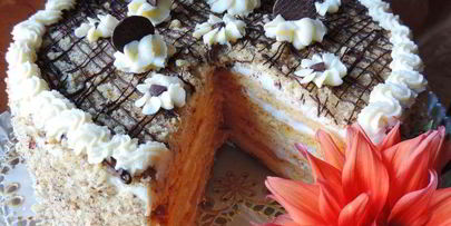 творожно-тыквенный торт здравствуй, осень