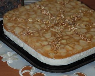 Творожно-яблочный торт Осенний блюз