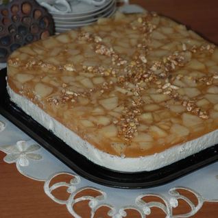 Творожно-яблочный торт Осенний блюз