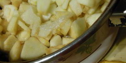 творожно-яблочный торт осенний блюз