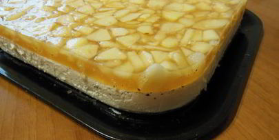 творожно-яблочный торт осенний блюз