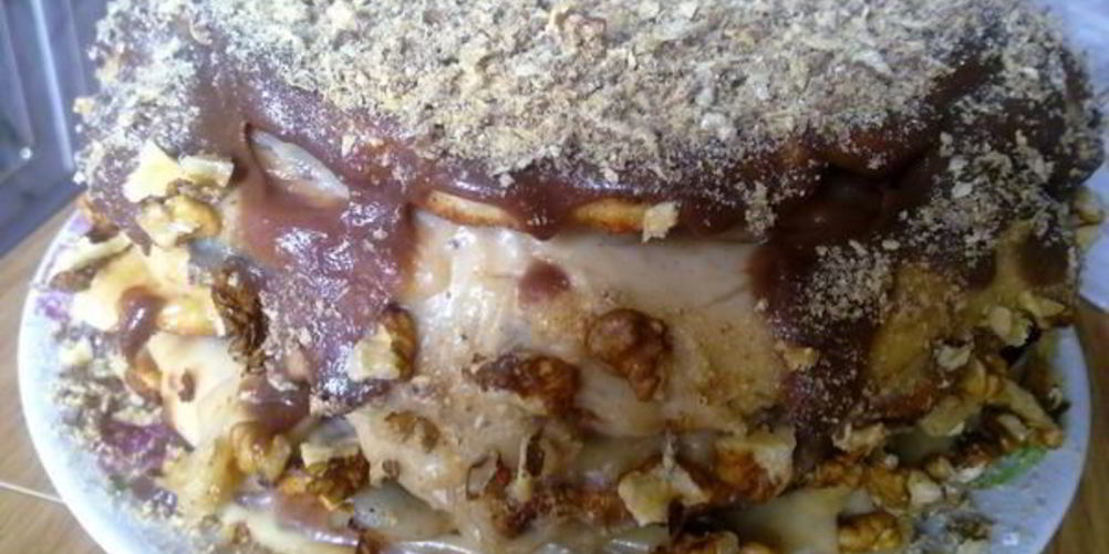 Рецепт творожный торт на сковородке